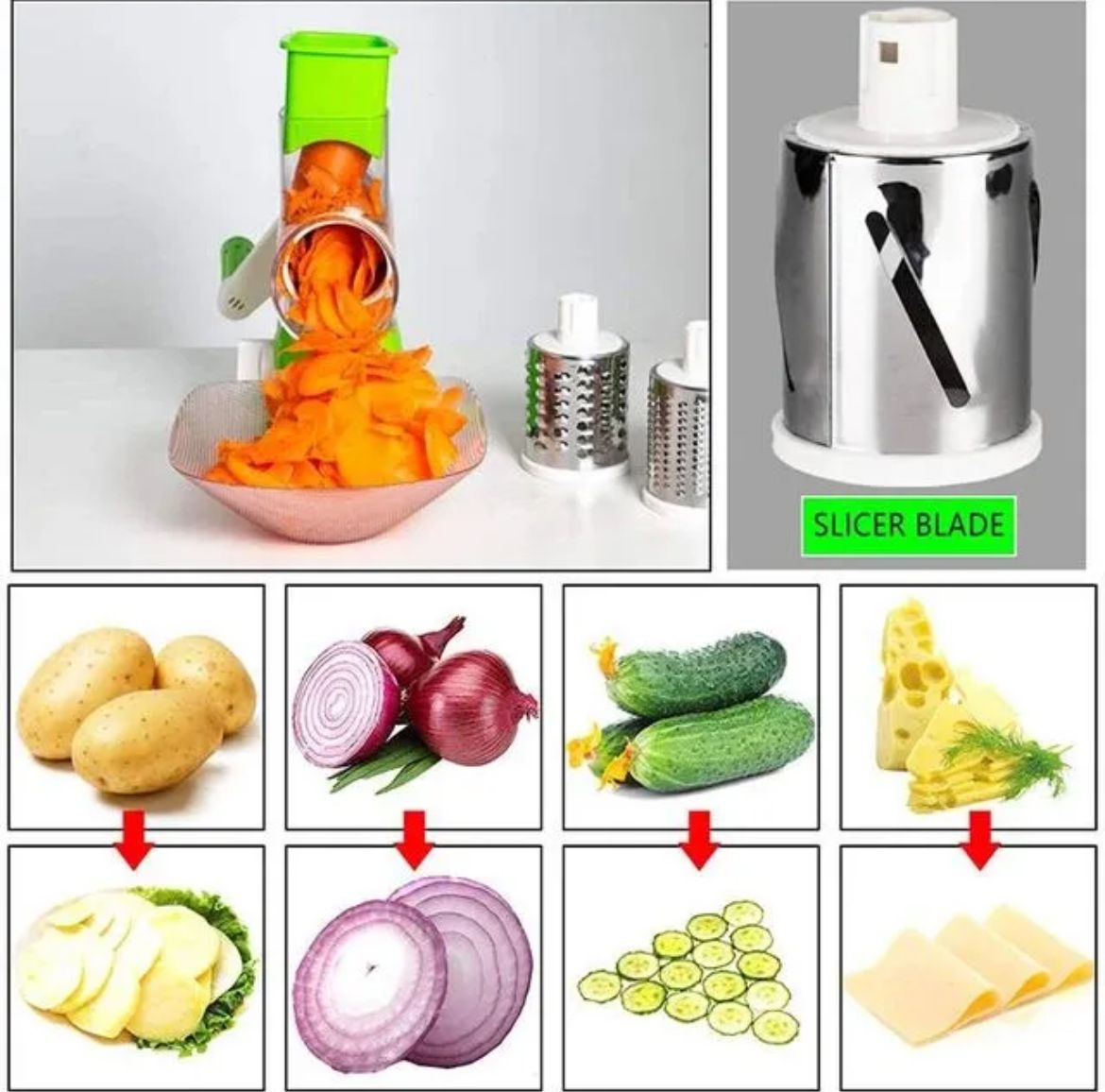 3 in 1 Vegetable Cutter Machine
