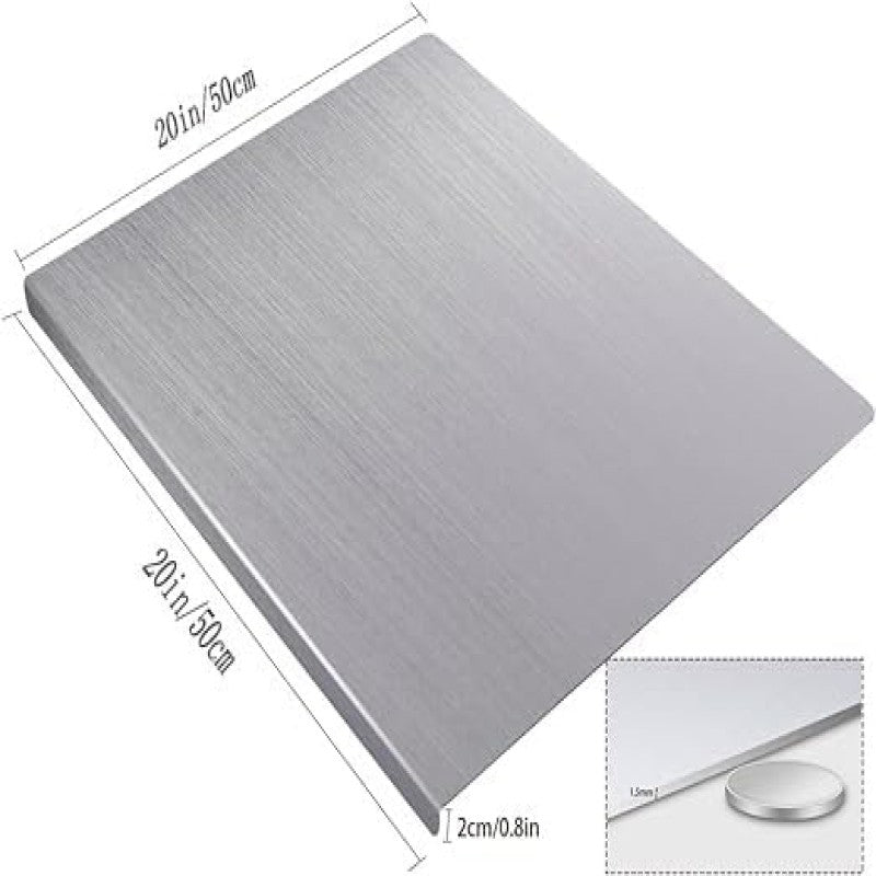 Large Stainless Steel Cutting Board