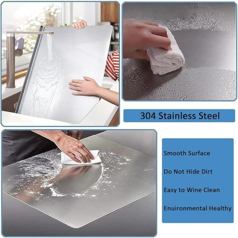 Large Stainless Steel Cutting Board