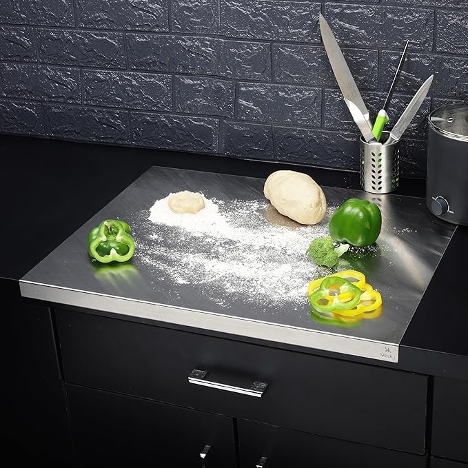 Large Stainless Steel Cutting Board